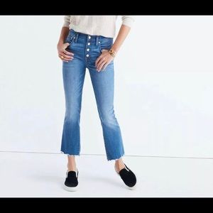 MADEWELL CALI DEMI BOOT JEANS CHEWED HEM EDITION!